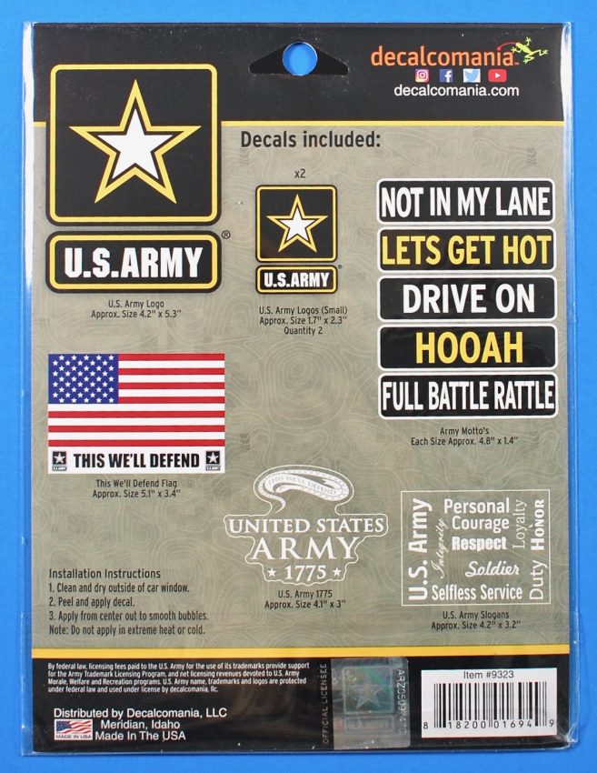 Army decals
