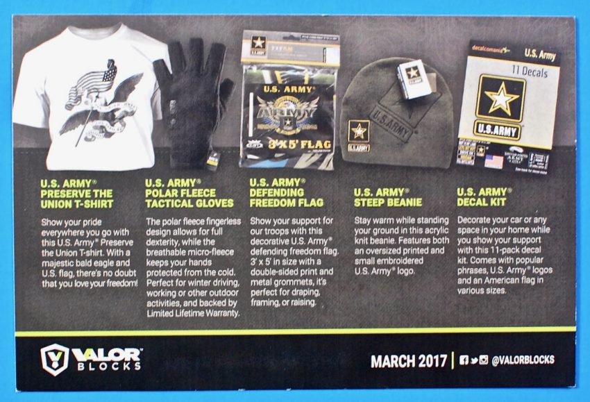 March 2017 Valor box