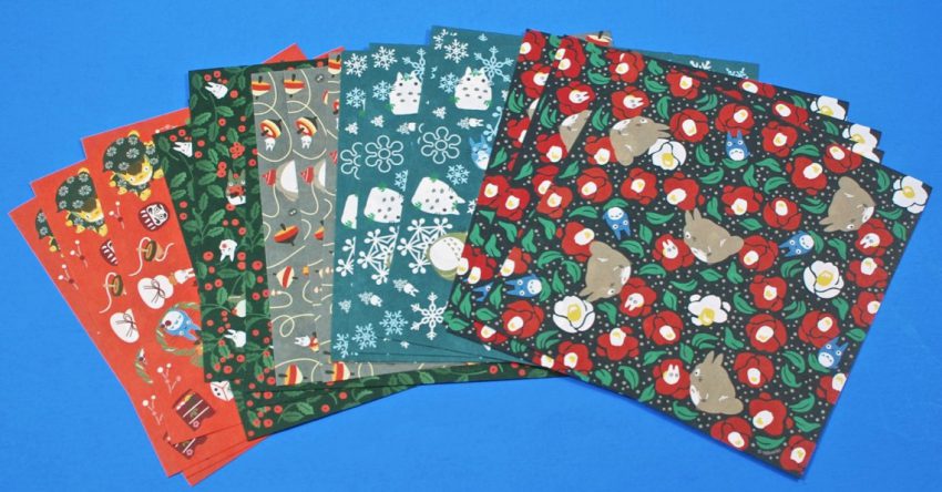 Totoro origami paper