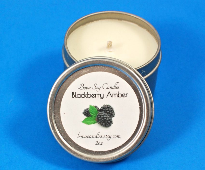 blackberry amber candle