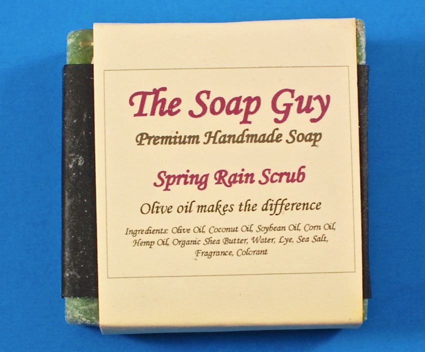 The Soap Guy spring rain soap