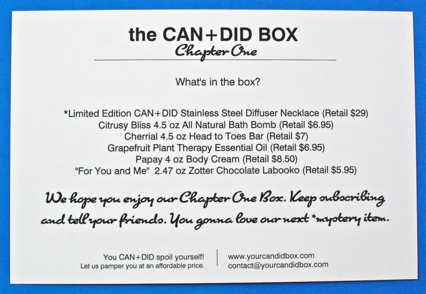candid box review