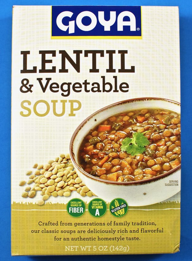 Goya lentil soup