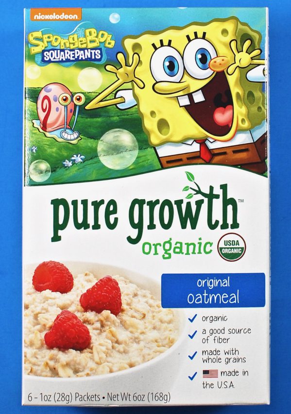 Pure Growth organic oatmeal