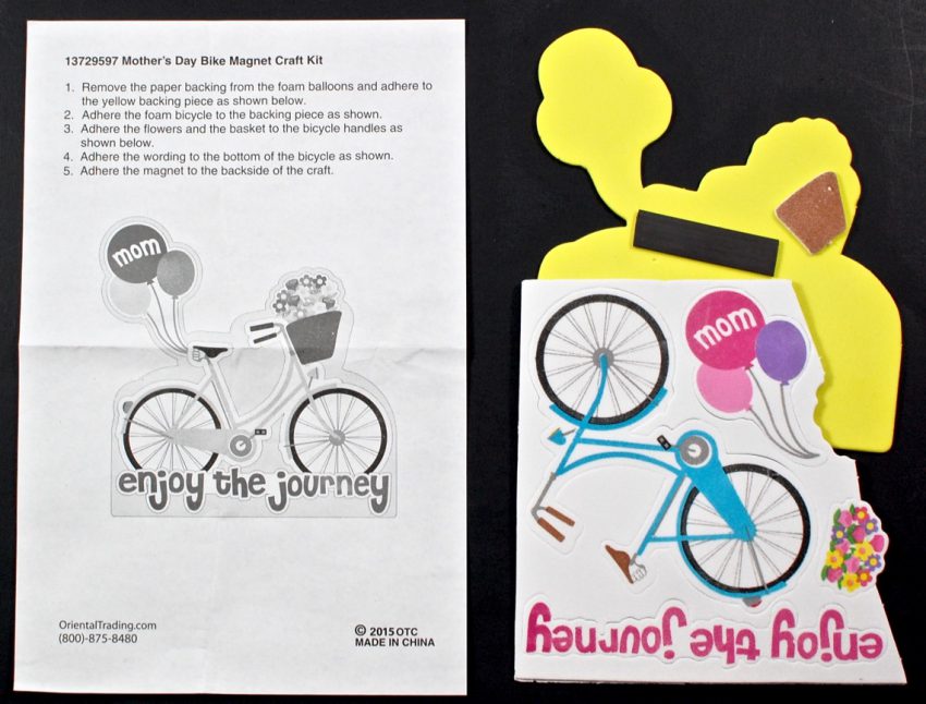 Mother's Day bike magnet