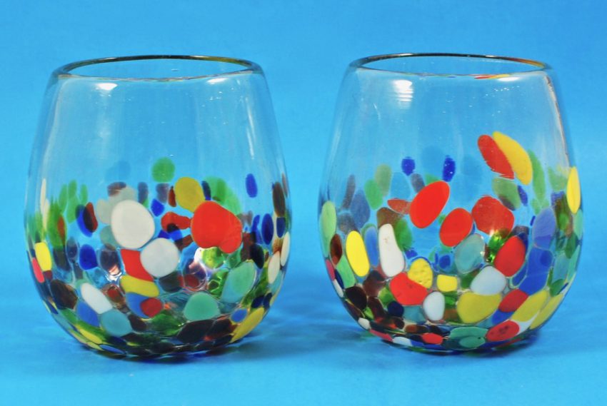 GlobeIn stemless wine glasses