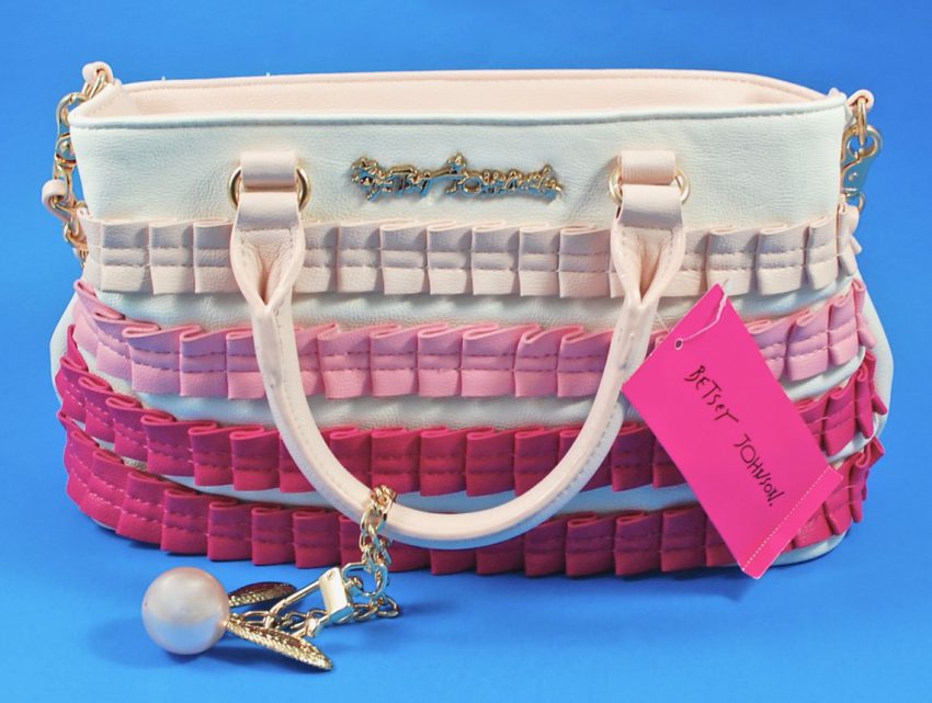 Betsey Johnson Pleats & Thank You bag
