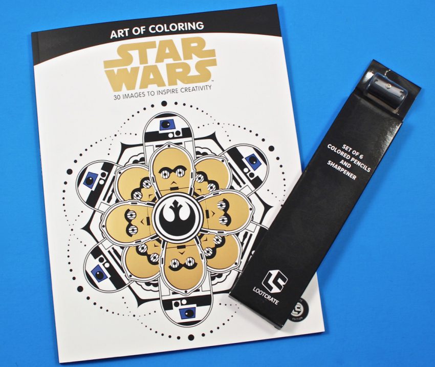 Loot Crate Star Wars coloring book