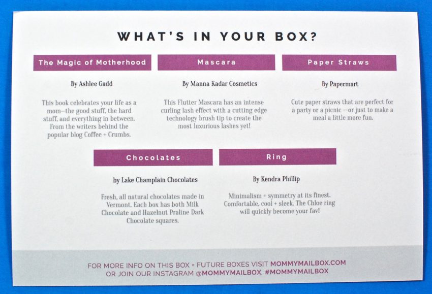 May 2017 Mommy mailbox