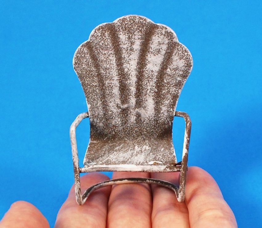 tiny metal chair