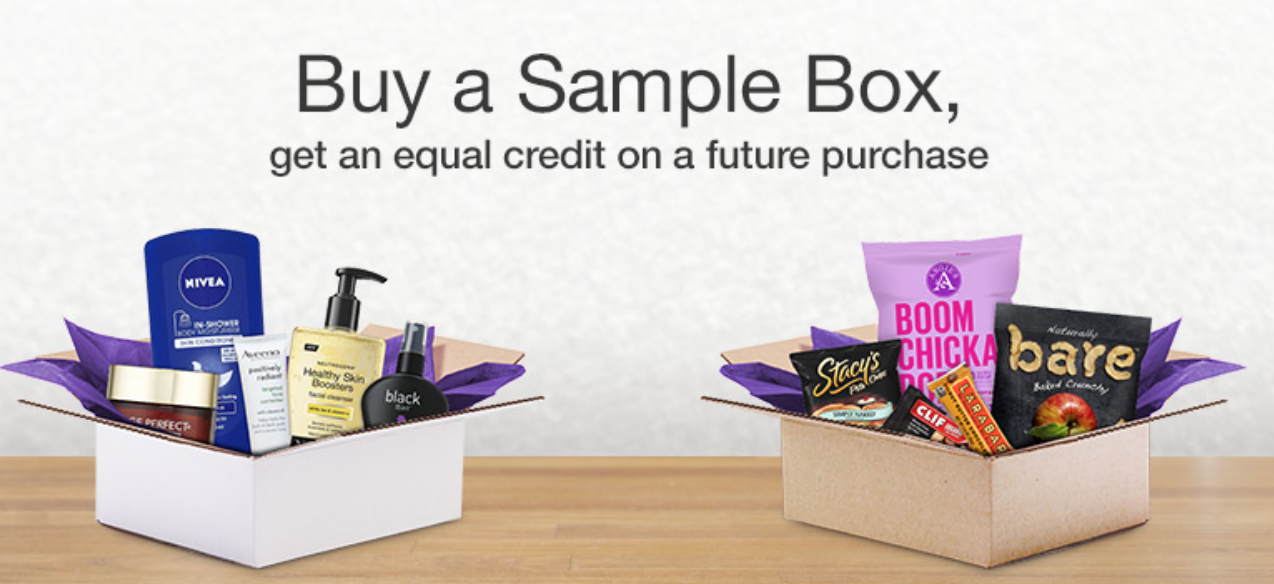 Amazon sample boxes