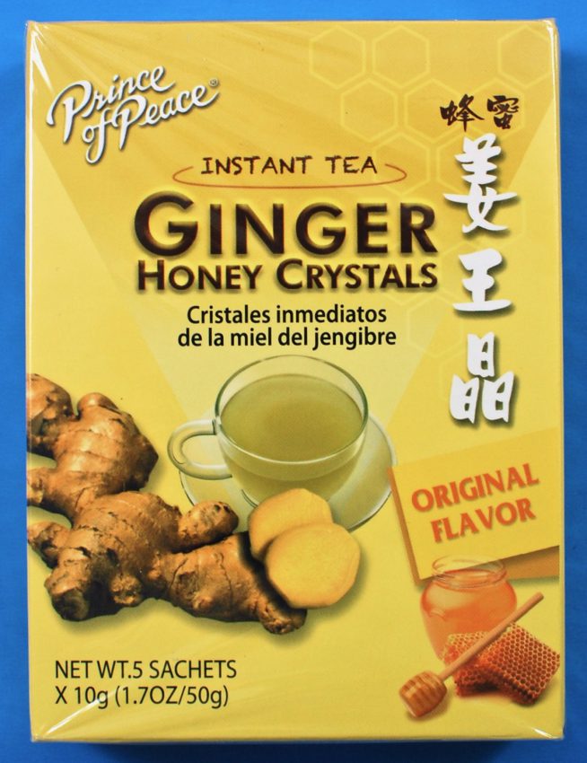 Ginger honey crystals