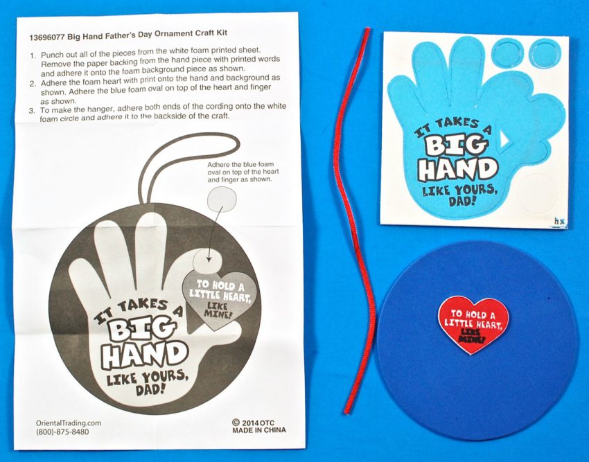 father's day ornament craft