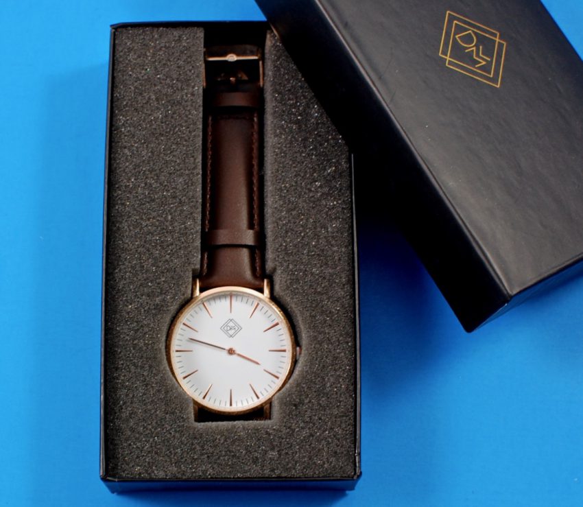 Defined Men leather watch