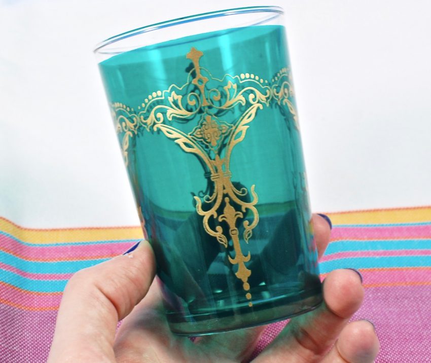 Moroccan tea glass