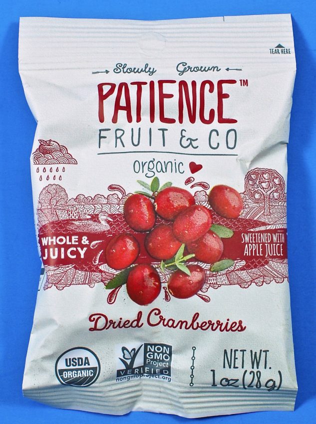 Patience Fruit & Go cranberries