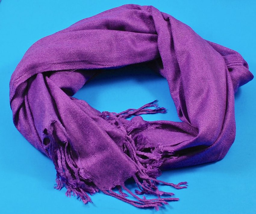 purple pashmina