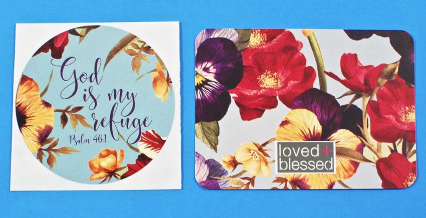 loved and blessed sticker