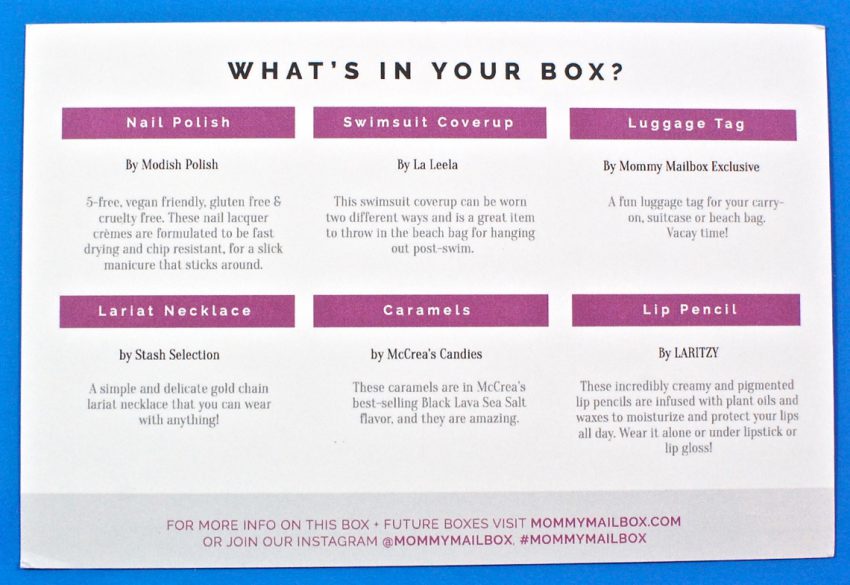 Mommy Mailbox June 2017