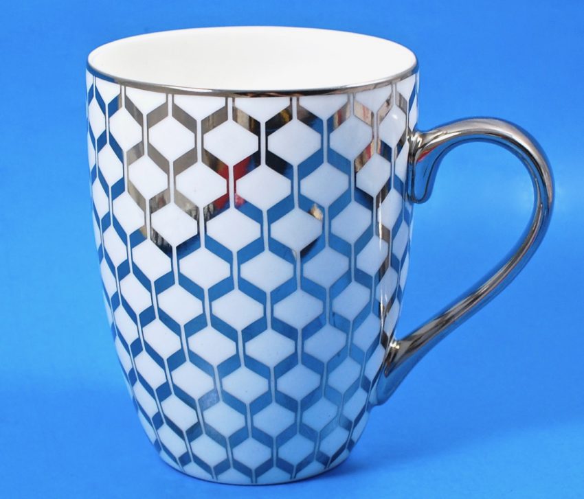 CI Silver plated mug