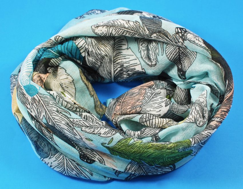 leaf scarf