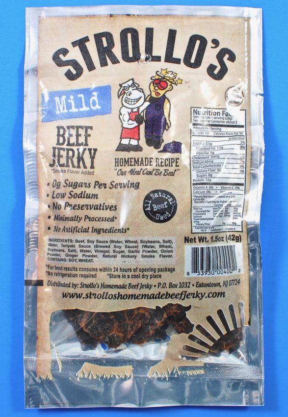 Strollo's beef jerky