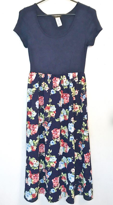 knit floral dress