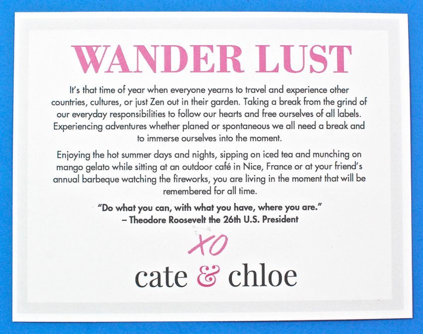Cate & Chloe review