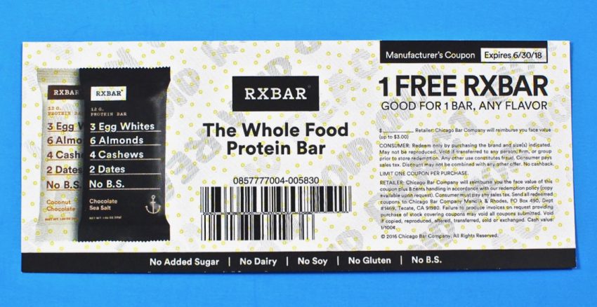 RXbar coupon