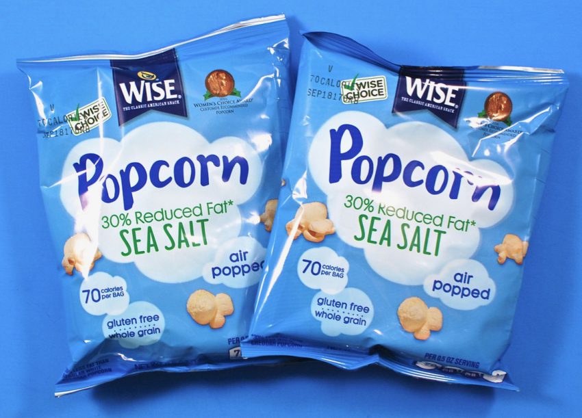 Wise sea salt popcorn