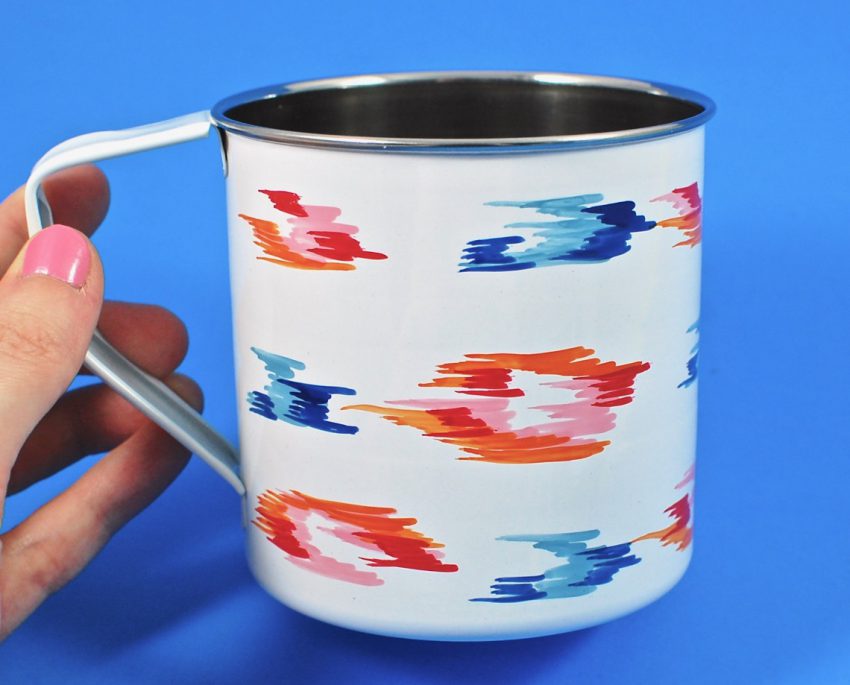 Enamel Travel Mug Globein