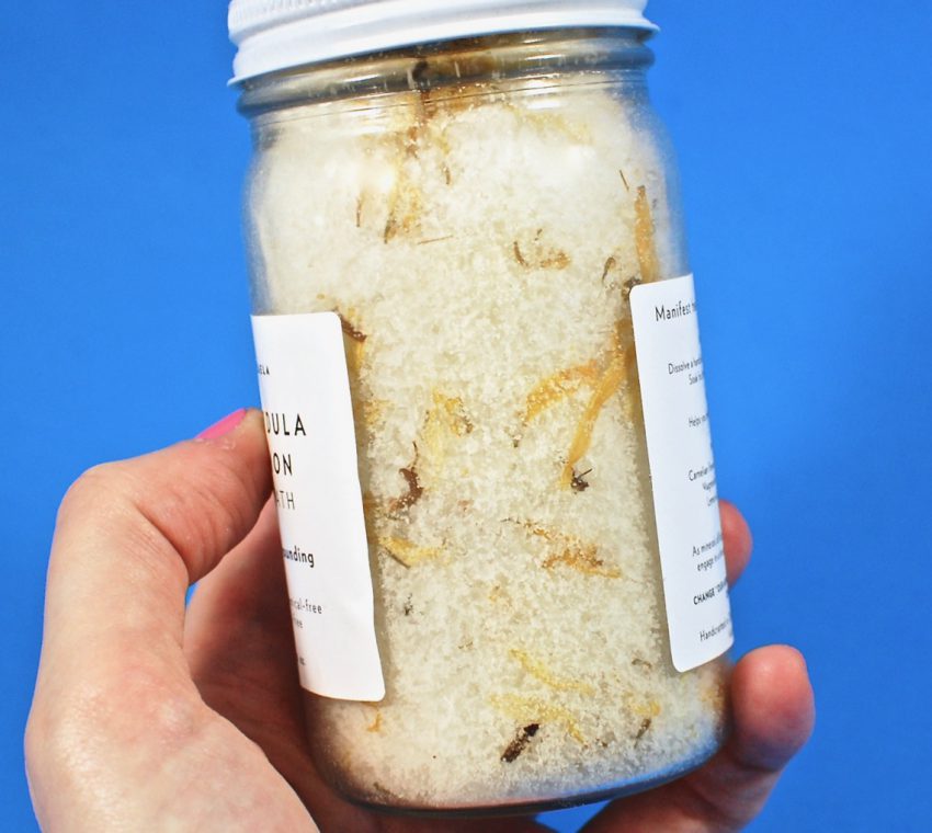 lemon bath salt