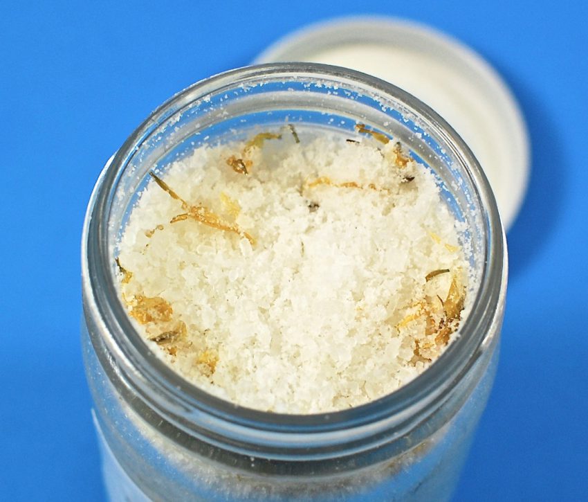 lemon bath salt