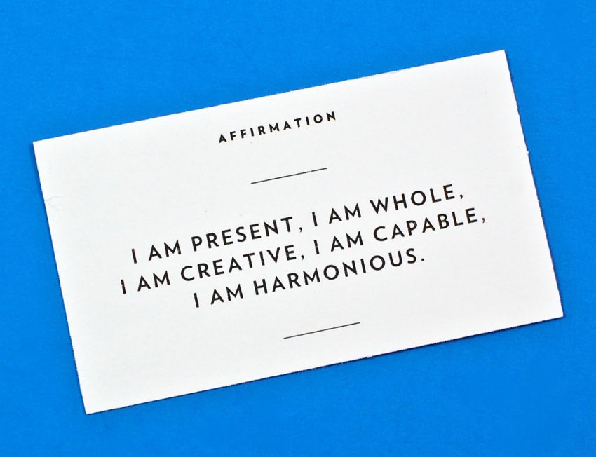 affirmation card