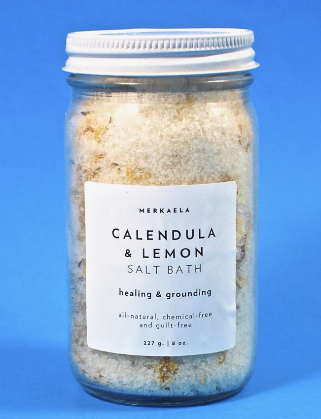 Calendula lemon bath salt