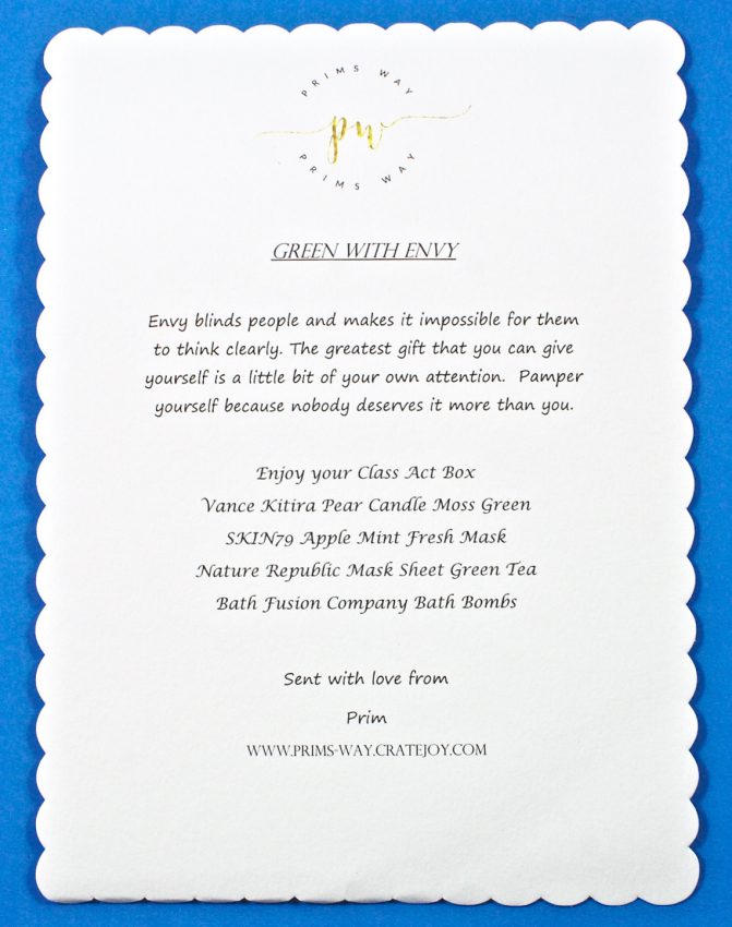 Prims Way box review