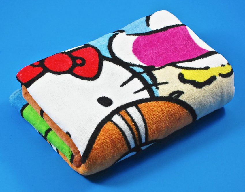 Hello Kitty sanrio crate towel
