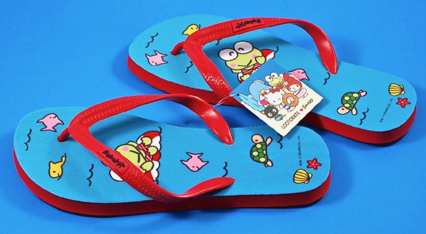 Keroppi flip flops
