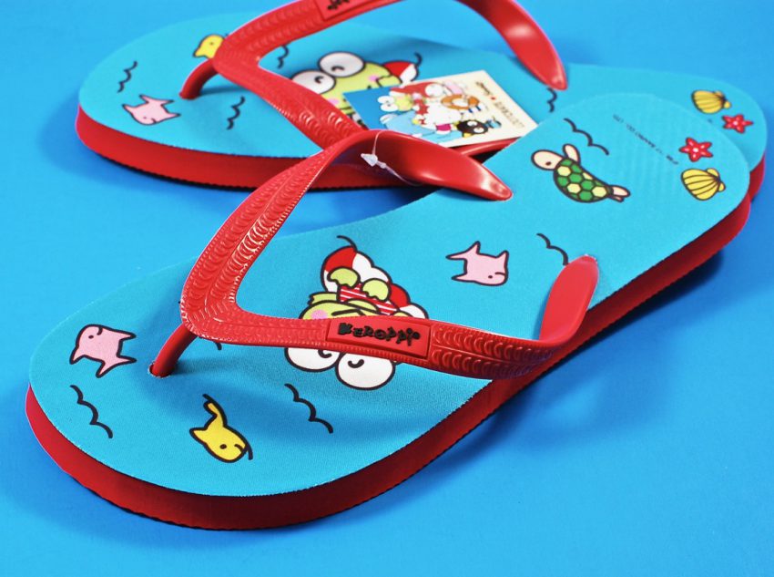 Keroppi flip flops