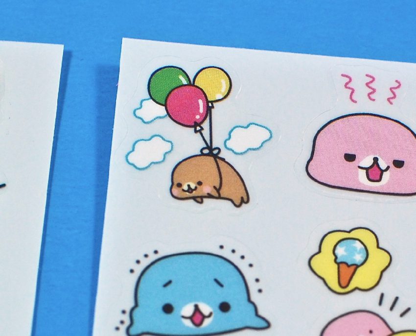 kawaii seal stickers