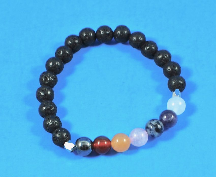 Chakra wrist mala bracelet
