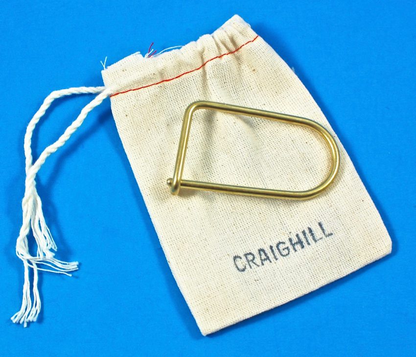 Craighill brass keyring