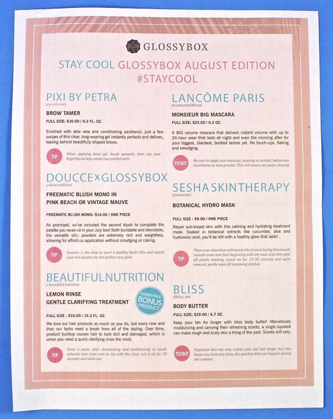 Glossybox coupon