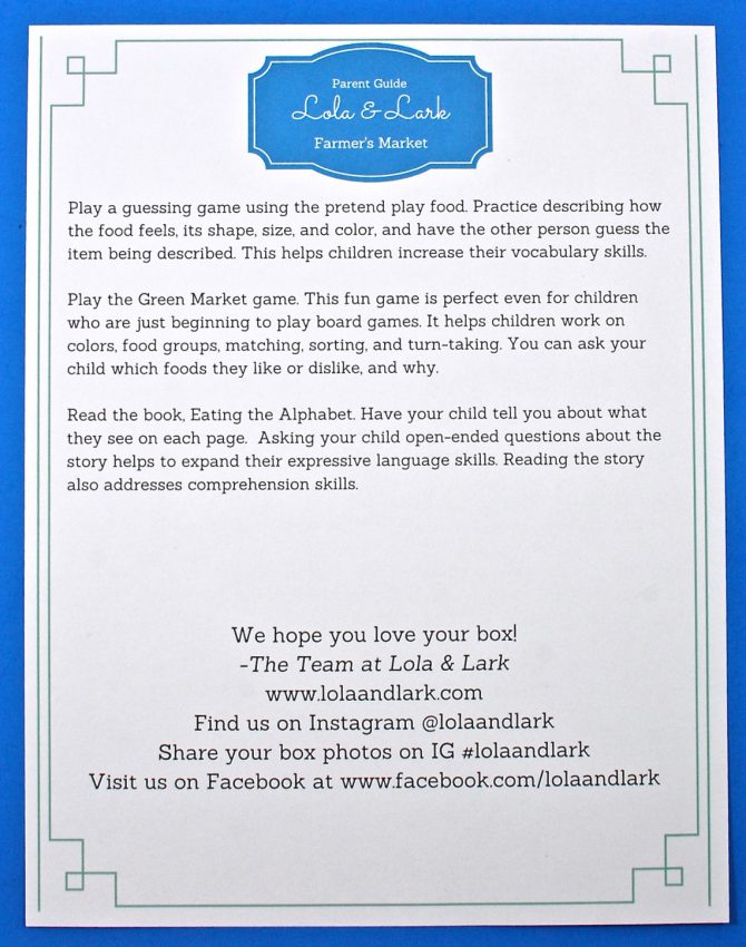 Lola & Lark review