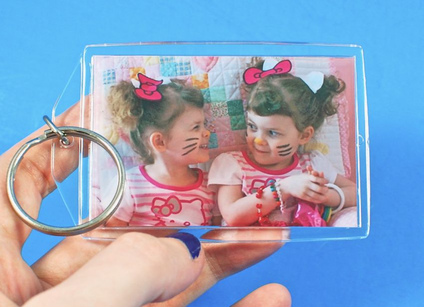 custom photo prints keychain