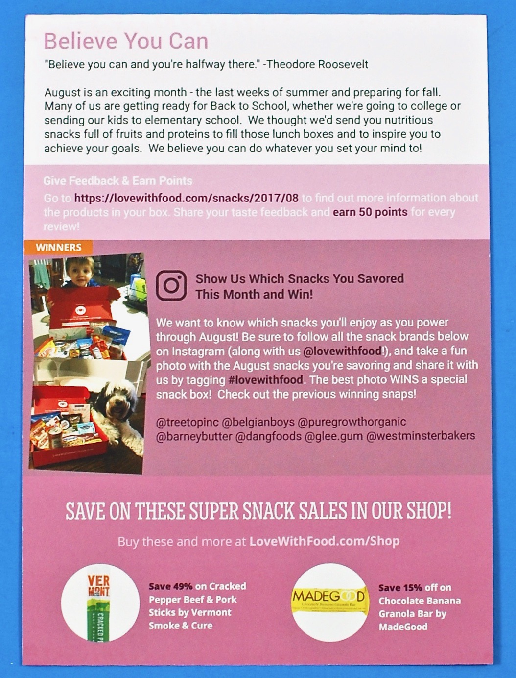 Love With Food August 2017 Subscription Box Review & Coupon Codes - 2 ...