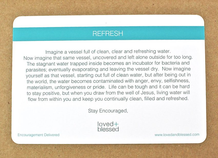 Loved and blessed box review
