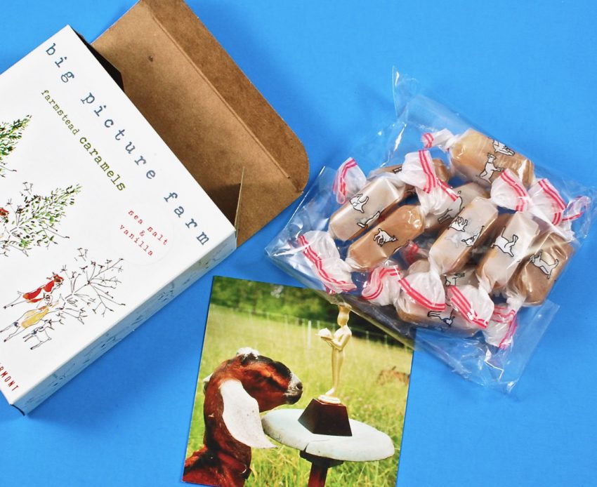 Big Picture Farm goat milk caramels