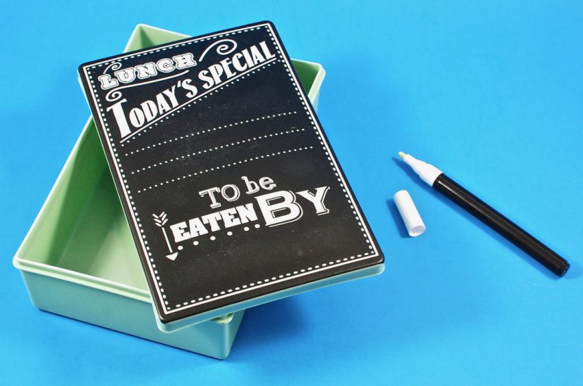 chalkboard lunch box