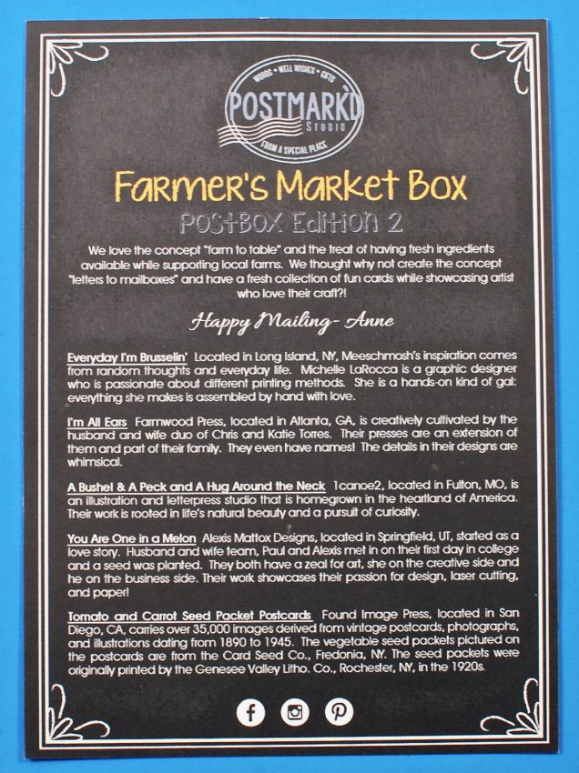 Postmark'd Box review